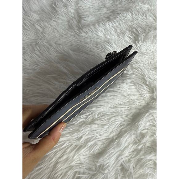 Kate Spade New York Striped Black White Wallet - Picture 4 of 9